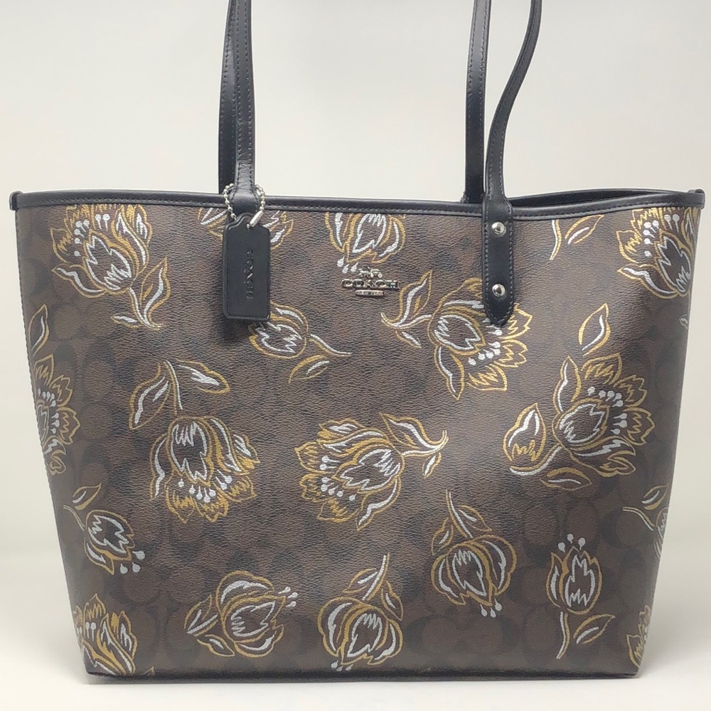NWT Coach reversible tote